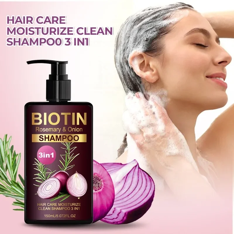 Hair Care Natural Ingredients - แชมพู BIOTIN Rosemary & Onion ขนาด