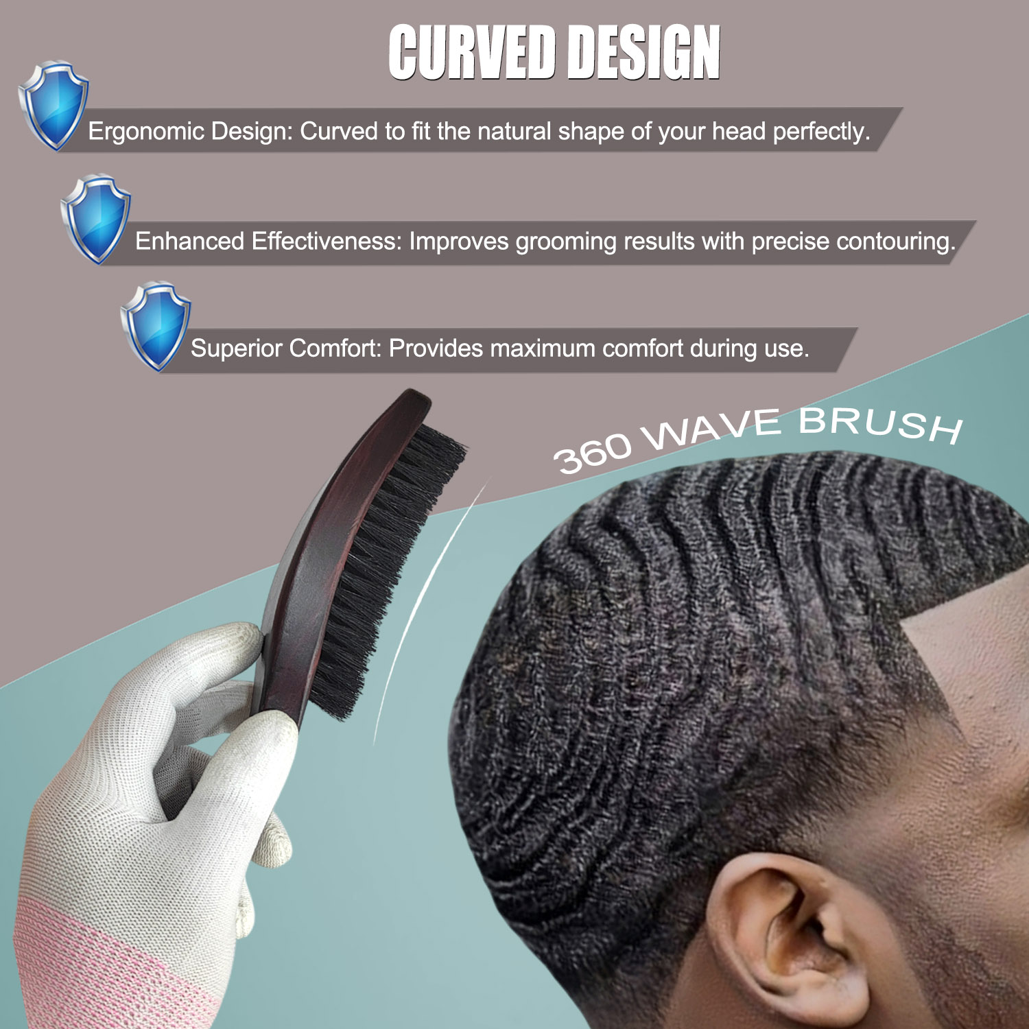 แปรงหวีผมและเครา Gracemen 360  - Hair Care Products บทวิจารณ์และราคา